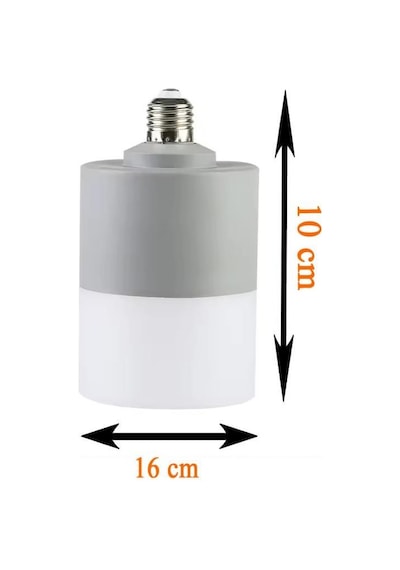 Zmr 30w Oval Torch Led Ampul 6500k Beyaz Işık Dekoratif Jumbo Led Lamba