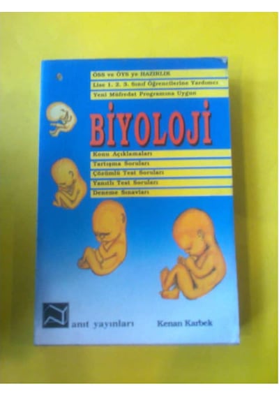 Lise 1-2-3 Biyoloji Lise Yardımcı Öss-Öys Hazır 1990 Yılı Basım