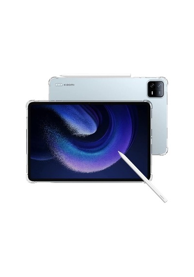 Xiaomi Mi Pad 6 11" Uyumlu Arka Şeffaf Kılıf, Ultra İnce Silikon Ve Darbeye Dayanıklıdır
