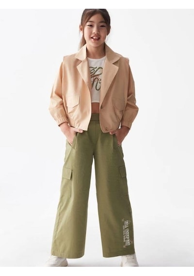 Nk Kids Kız Çocuk Kıta Pantolon-13995-haki Haki