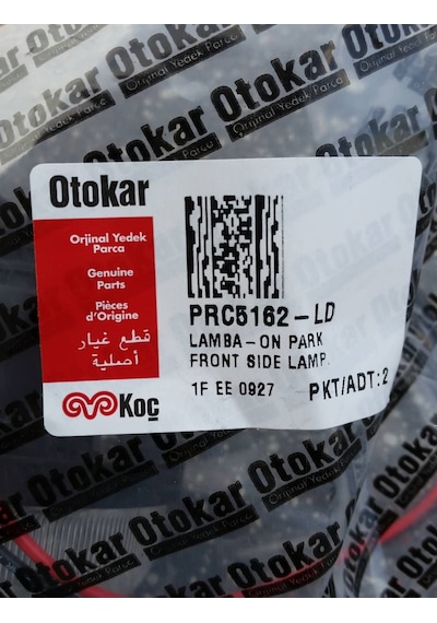 Land Rover Defender Park Lambası Beyaz Otokar Prc5162-ld