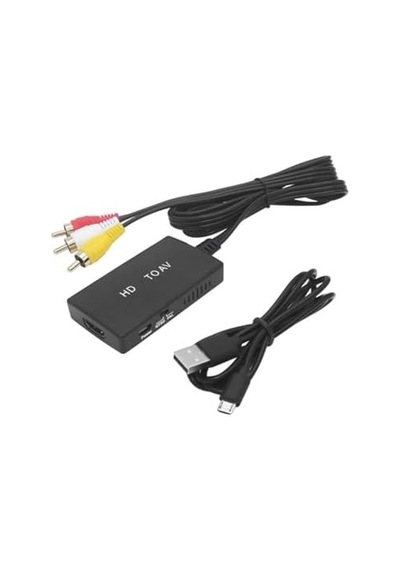 Hdtv'den Hd'ye Dönüştürücü Hdmı İle Rca Av/cvsb L/r Video 1080p İle Uyumlu Hdtv To Av Zr1124