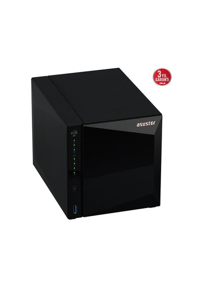 Asustor As3304t V2 Realtek Qc-2gb Ram-4-diskli Nas Sunucu Disksiz