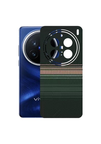Kapps Vivo X200 Pro İle Uyumlu Rainbow Serisi Premium Arka Kapak Kaplama Kenarlar Yoktur 03829695