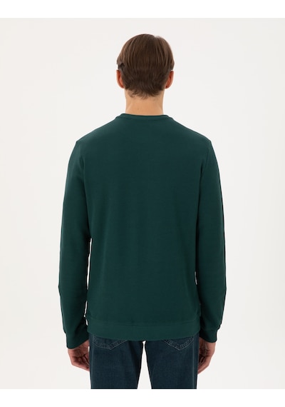 Pierre Cardin Erkek Zümrüt Sweatshirt 50296485-vr055 Zümrüt