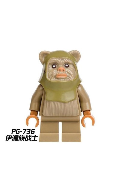 B-092 Sw Mini Figür Ewok Warrior