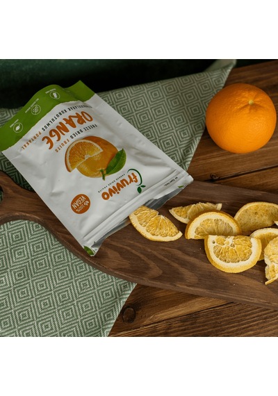 Fruvivo Dondurularak Kurutulmuş Portakal Vegan Glutensiz 20 G