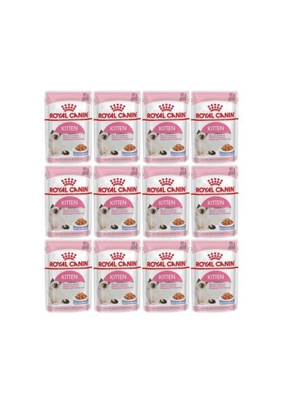 Royal Canin Kitten Jelly Yaş Yavru Kedi Maması 12 Adet X 85 G