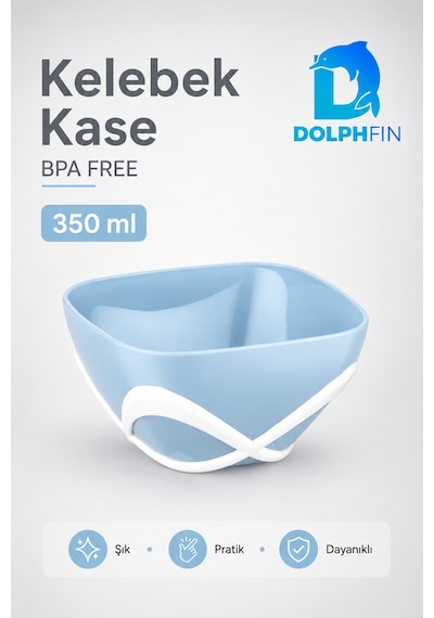 Kelebek Kase 350 Ml Bpa Free Dekoratif Sunum Ve Çerez Kasesi çok renkli