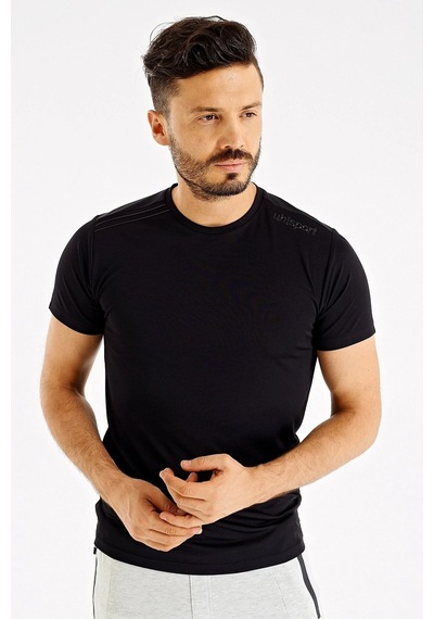 Uhlsport Erkek Günlük T-shirt Kevin M 3202110 Siyah