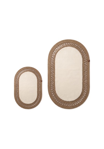 Banyo Paspası Takımı 60x100+40x60 Cm İç Trikot Bej & Camel