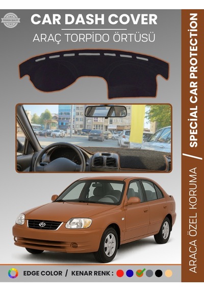 Hyundai Accent Admire-milenium 2000-2005 Torpido Örtüsü Kaymaz Tam Uyum Çatlamayı Önler - 193 Stiloto