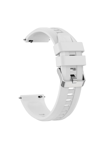 Sneezy Huawei Watch Gt3 46mm Gt2 46mm İle Uyumlu Spor Silikon Metal Tokalı Soft Saat Kordonu