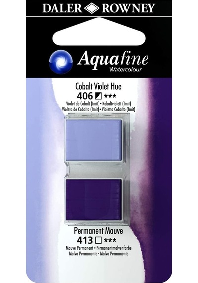 2'li Suluboya Tableti, Cobalt Violet Hue / Permanen Mauve Diğer