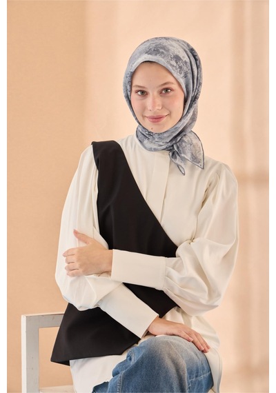 Silk Home Soft Eşarp 73095-16 Gri, Füme, Gümüş