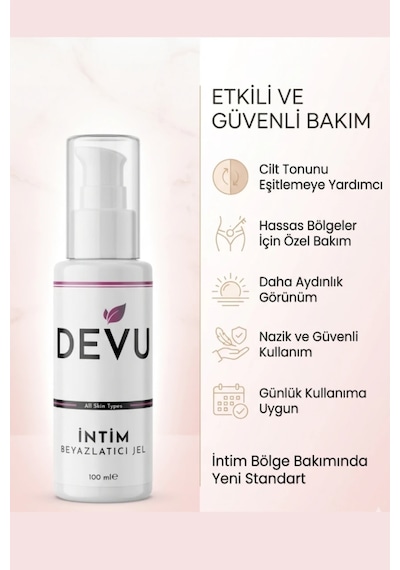 Devu Deve Kuşu Kolajenli Intim Beyazlatıcı Jel