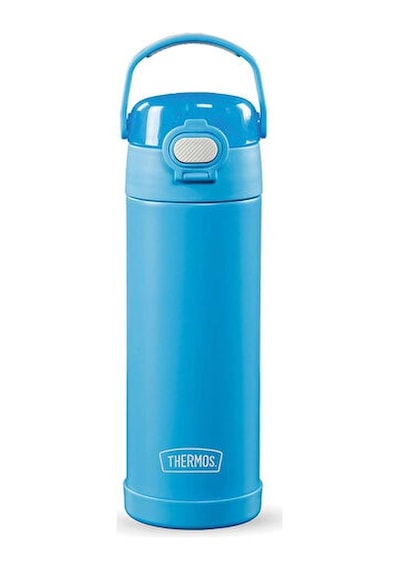 Thermos F422 Funtaıner Cocuk Pıpetlı Termos 0,47l Pipetli Termos F422-024331 Mavi