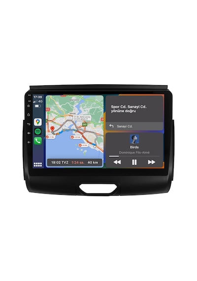 Ford Ranger Android Multimedya Sistemi 2015-2020 Crv-4858xd 9"