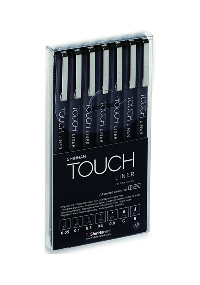 Touch Liner Teknik Çizim Kalemi Seti 7'li