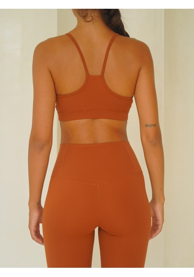 Mai Studios Co. Fold Kaplı Spor Tarçın Crop Tarçın