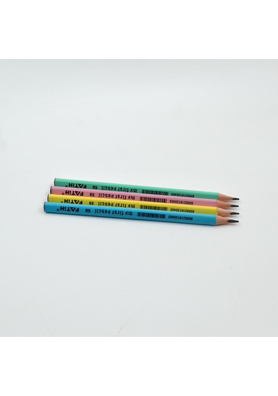 Fatih Ilk Kalemim Üçgen Jumbo Pastel 4'Lü