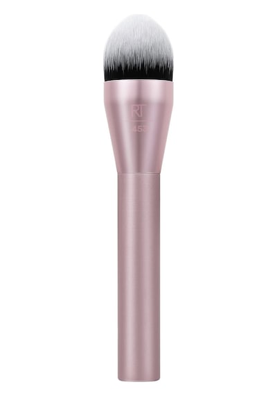 Real Techniques Power Pigment Allık Makyaj Fırçası, Sıvı Ve Krem Allık İçin Yanak Fırçası, Yoğun, Sentetik Kıllar, Hassas Uygulama İçin Benzersiz Sivri Şekil, Vegan Ve Zulüm İçermez, 1 Adet