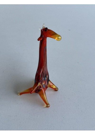 El Yapımı Murano Cam Zürafa Biblo A17-03