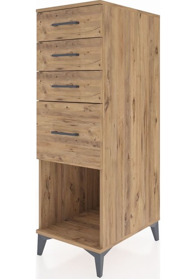Kronos Dolap 4 Çekmeceli 44x59x134 Çam-çam Çam Kronos Dolap 4 Çekmeceli 44x59x134 Çam-çam Çam