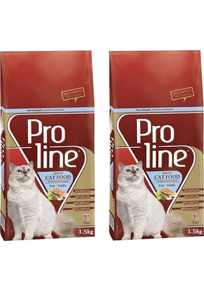 Proline Balıklı Yetişkin Kedi Maması 2 x 1500 G