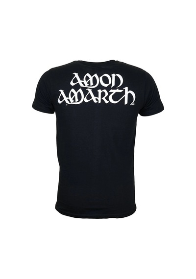 Startmore Amon Amarth Jomsviking Metal Band Baskılı Penye Tişört Siyah