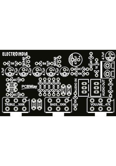 5 Adet Stereo Ton Kontrol Devresi Bc548 Transistörlü
