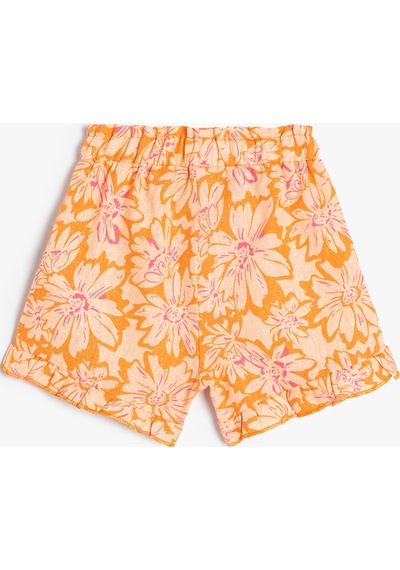 Koton Shorts Turuncu Desenli 4smg40027aw Turuncu Koton Shorts Turuncu Desenli 4smg40027aw Turuncu