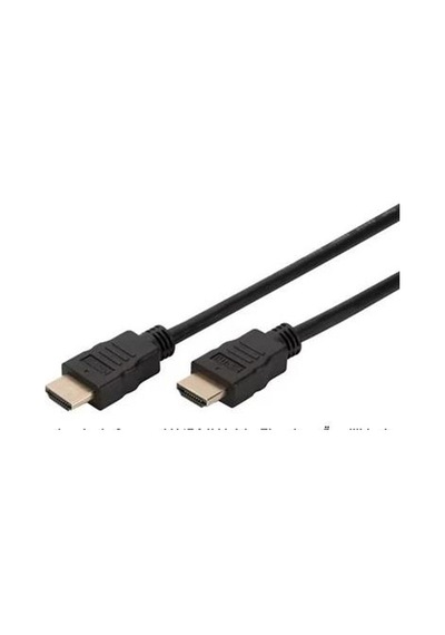 Digitus Ak-330107-020-s 2 Metre Altın Kapl.siyah 4k Hdmı Kablo Kdo