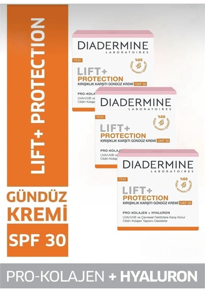 Lift Sıkılaştırıcı Ve Güneş Koruyucu Krem Spf 30 50 Ml X 3 Adet