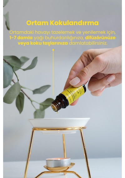 Bade Natural Limon Okaliptus Uçucu Yağı %100 Saf 10 Ml