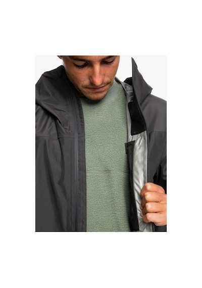Quiksilver Over Cast Gore Tex Jk Erkek Mont Siyah