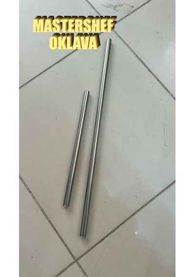 Metal Oklava Alüminyum İkili Set 40 Cm Ve 70 Cm Ebatlarında 19mm Kalınlığında