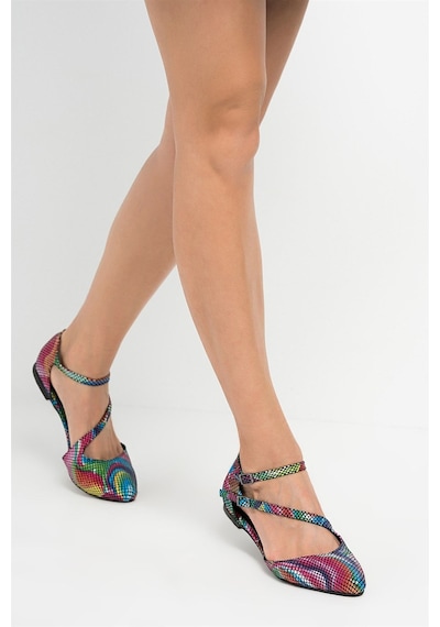 Fox Shoes Multi Kadın Babet D726016907 Multi Çok Renkli