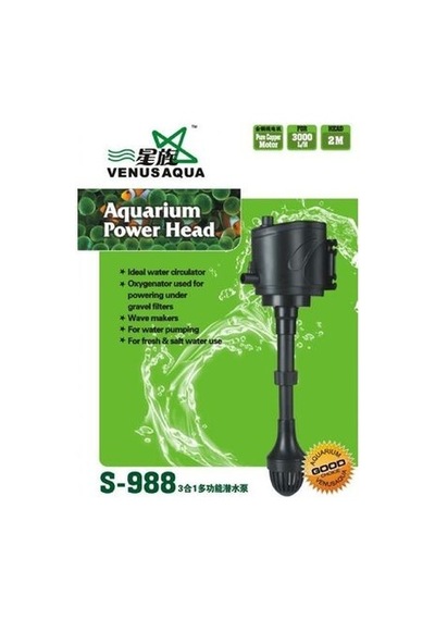 Venusaqua S-988 Tepe Akvaryum Filtresi 3000L/H
