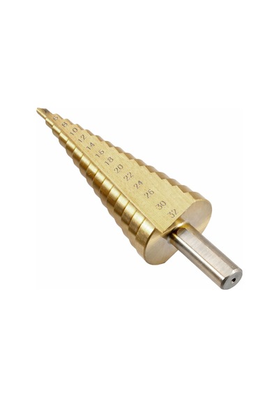 Kademeli Matkap Ucu 4-32 Mm Metal Ahşap Plastik Delme Aparatı Profesyonel Kullanım Uzun Ömürlü