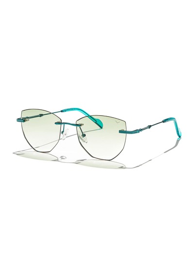 Zen Milano Eyewear S25631-c4 54 Kadın Güneş Gözlüğü Yeşil