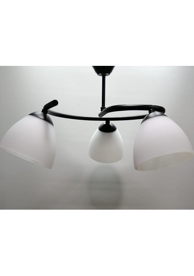 Mylights Üçlü Beyaz Opal Camlı Avize Spor Avize