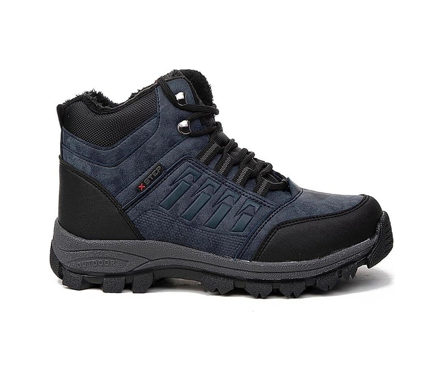 Celira Xsp Lacivert Outdoor Kürklü Erkek Kışlık Bot Ayakkabı Lacivert