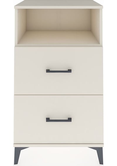 Hyperion Komodin Tek Raflı 2 Çekmeceli 60x44x106 Aytaşı-aytaşı Aytaşı