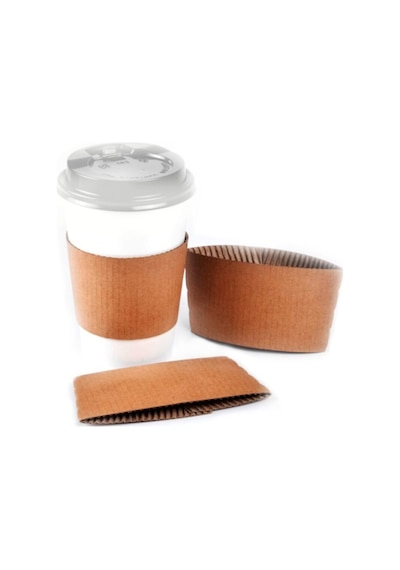 8-12 Oz Karton Bardak Tutacağı Sleeve Ceket-100 Adet 8 X 14 Cm
