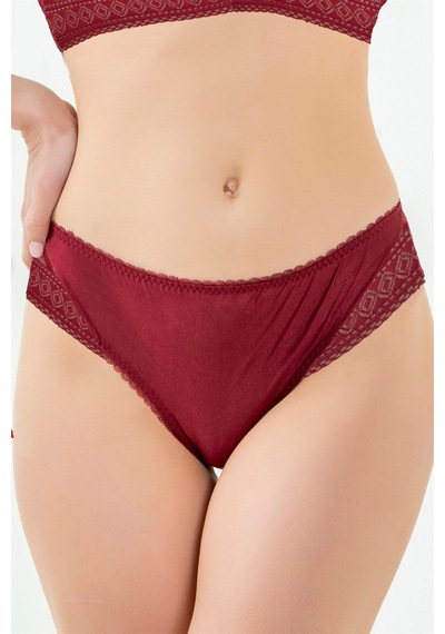 Magic Form 548 Zigzag Dantelli Külot-bordo Bordo