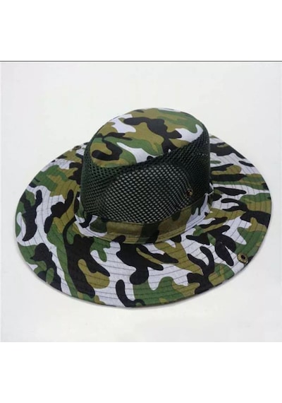 Kardelen Butik Denizli Sniper Camouflage Şapka 56-58 Cm Beyaz Beyaz