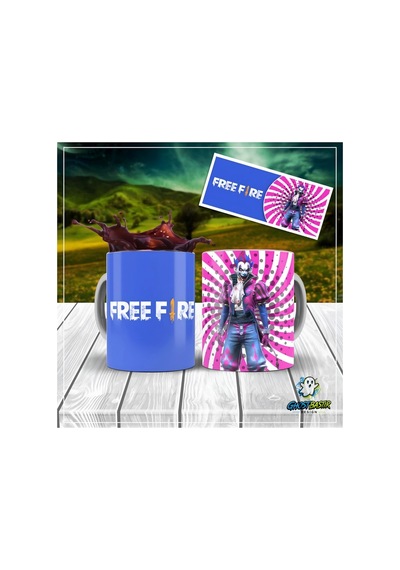 Freefire Kupa Bardak Tek Adet K0228 Çok Renkli