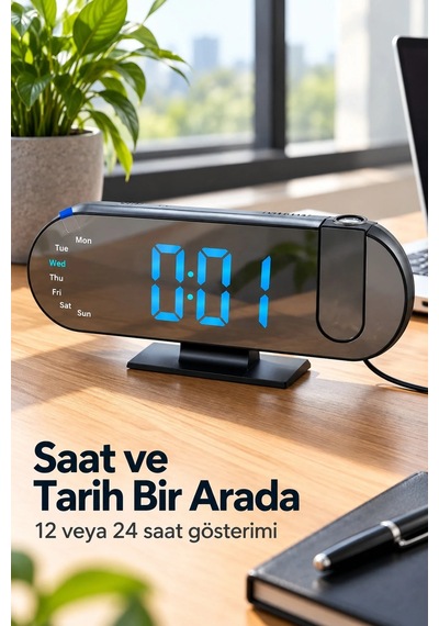 Ers Ds3827 Masa Saati Çok Renkli