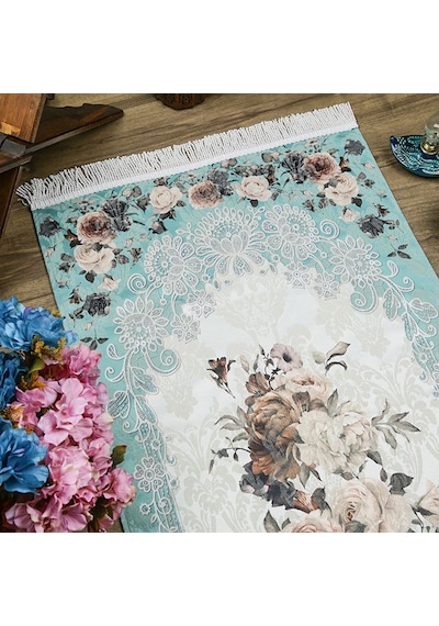 Lüks Hürrem Seccade A.mavi 70 X 117 Cm Çok Renkli